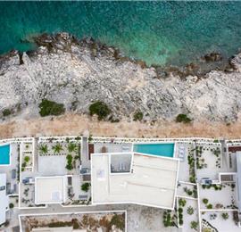 3 x 5 bedroom seafront villa with heated infinity pool near Rogoznica, sleeps 10